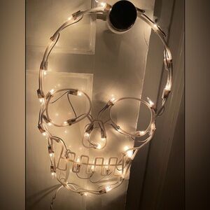 Halloween Skull Skeleton Plug In Light